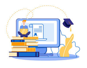 Persistent Young Man, Understanding Importance Higher Education for Professional Prospects. Getting Ready for Lifes Challenges. College Student, Ambitious About Self Improvement, Exploring Knowledge.