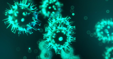 Virus  bacteria detect wallpaper background