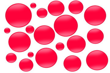 pink color bubble design background