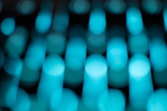Blue bokeh background