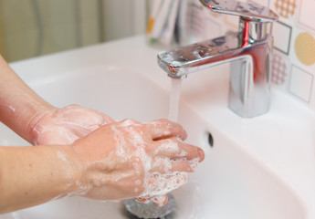 Hygiene. Cleaning Hands. Washing hands,Soap