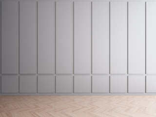 3d render of interior modern classic wall