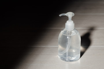 Hand sanitizer gel, Use for prevent infection, Covid-19 or corona virus, Coronavirus prevention.