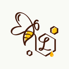 Initial Bee Logo