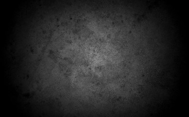 Old wall texture cement dark black gray  background abstract grey color design are light with white gradient background.
