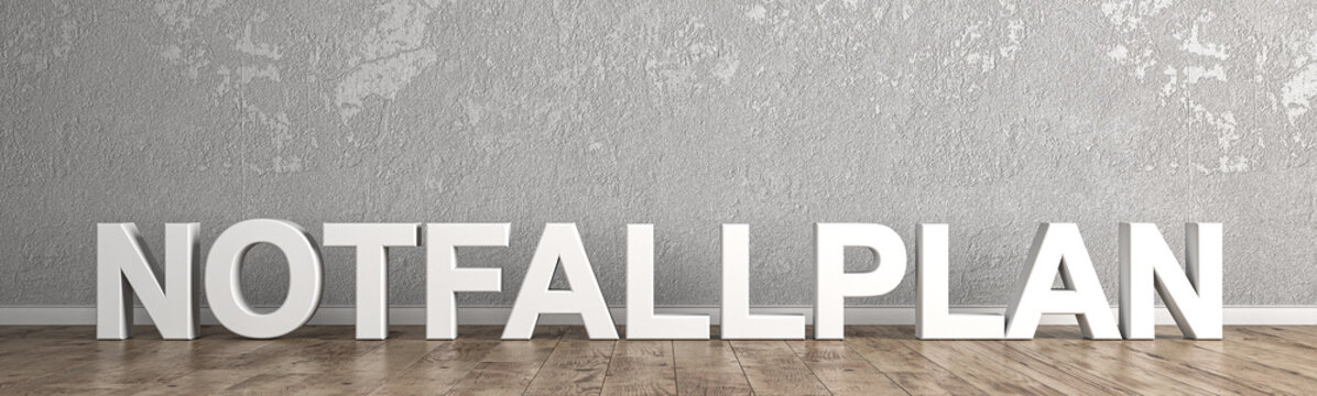 Notfallplan &Uuml;berschrift f&uuml;r Website