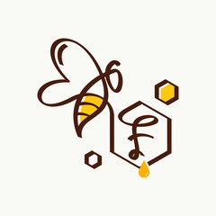 Initial Bee Logo