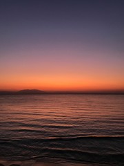 Obraz premium Beautiful sunset over Greece