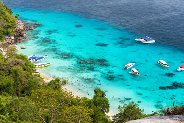 beach at similan islands in andaman sea