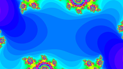 Fototapeta na wymiar Amazing blue fractal abstract background,fractal abstract,background abstract