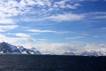 Antarktis- Landschaft, Marguerite Bay