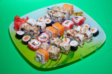 large set of rolls on a plate
