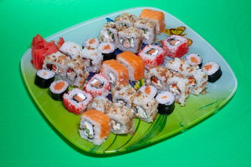 large set of rolls on a plate