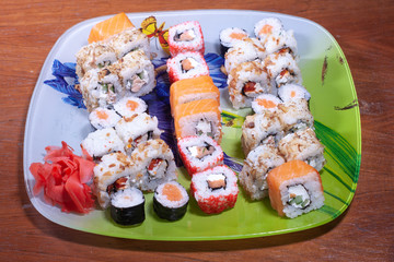 large set of rolls on a plate