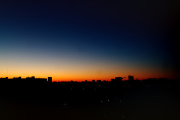sunrise over Moscow