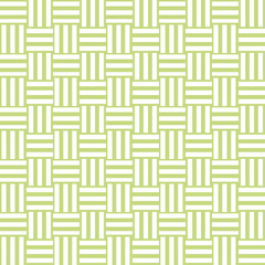 三崩し・網代文様　黄緑