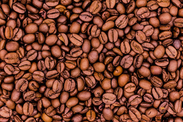 Fragrant fresh roasted coffee beans