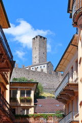 castelgrande castle in bellinzona city in italy 