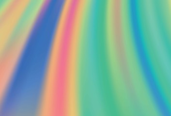 Dark Green vector blurred bright texture.