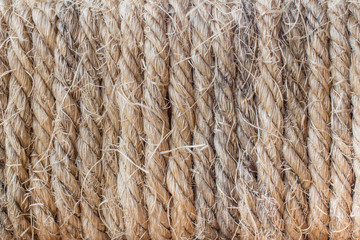 Background of twisted nautical ropes