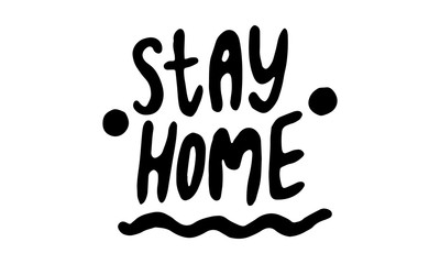 Set of hand lettering with quarantine and coronavirus tips. Different quotes vector in hand drawn style. Phrases for social networks, flyers, stickers