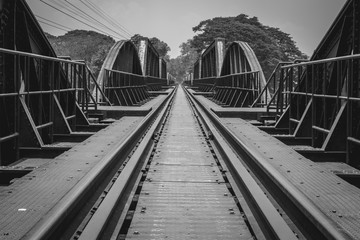 Bridge on the River Kwai, Kanchanaburi,Thailand