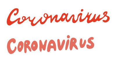 Set of hand lettering with quarantine and coronavirus tips. Different quotes vector in hand drawn style. Phrases for social networks, flyers, stickers