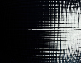 Abstract black and white modern hatched background texture, for design with room for text