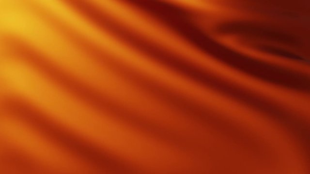 Large Orange Flag fullscreen background fluttering in the wind