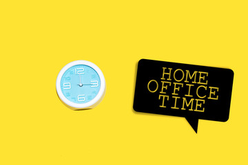 HOME OFFICE TIME concept
