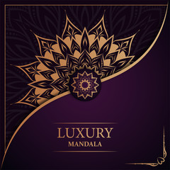 Luxury mandala arabesque ornamental background