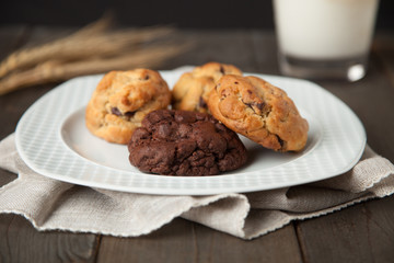 image shows a baking tray or cookie
