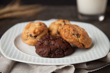 image shows a baking tray or cookie
