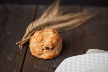 image shows a baking tray or cookie