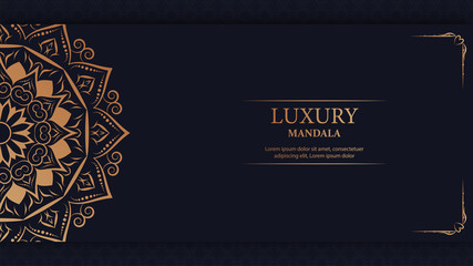 Luxury mandala arabesque ornamental background