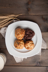 image shows a baking tray or cookie