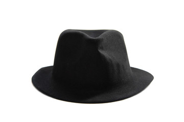 black hat isolated