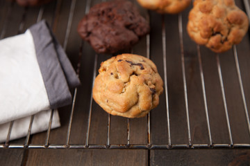 image shows a baking tray or cookie