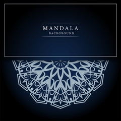 Luxury mandala arabesque ornamental background