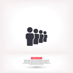 Vector people icon design 10 eps illustration