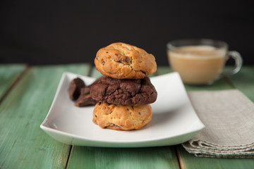 image shows a baking tray or cookie