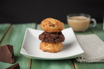 image shows a baking tray or cookie