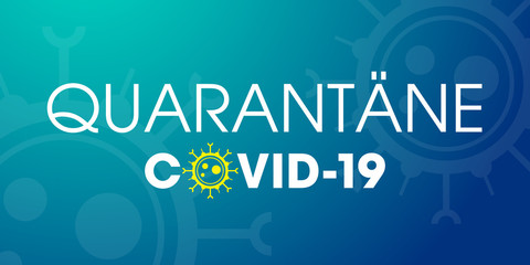 Quarantane - social distancing during the Covid-19 coronavirus epidemic - Germany