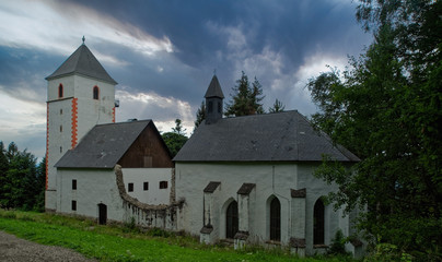 old church in the mountains