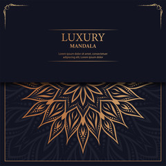 Luxury mandala arabesque ornamental background