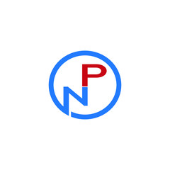 np Logo. np Letter Logo Design 