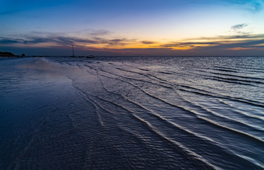 Sunset in Holbox beach