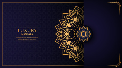 Luxury mandala arabesque ornamental background