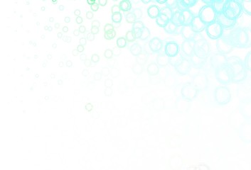 Light Green vector layout with circle shapes.