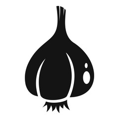 Agriculture garlic icon. Simple illustration of agriculture garlic vector icon for web design isolated on white background